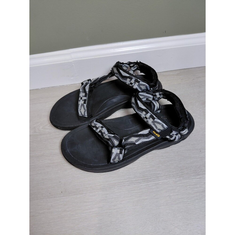 Teva Hurricane Women's SZ 5 Sandals Outdoor Hiking Gorpcore Shoe Black